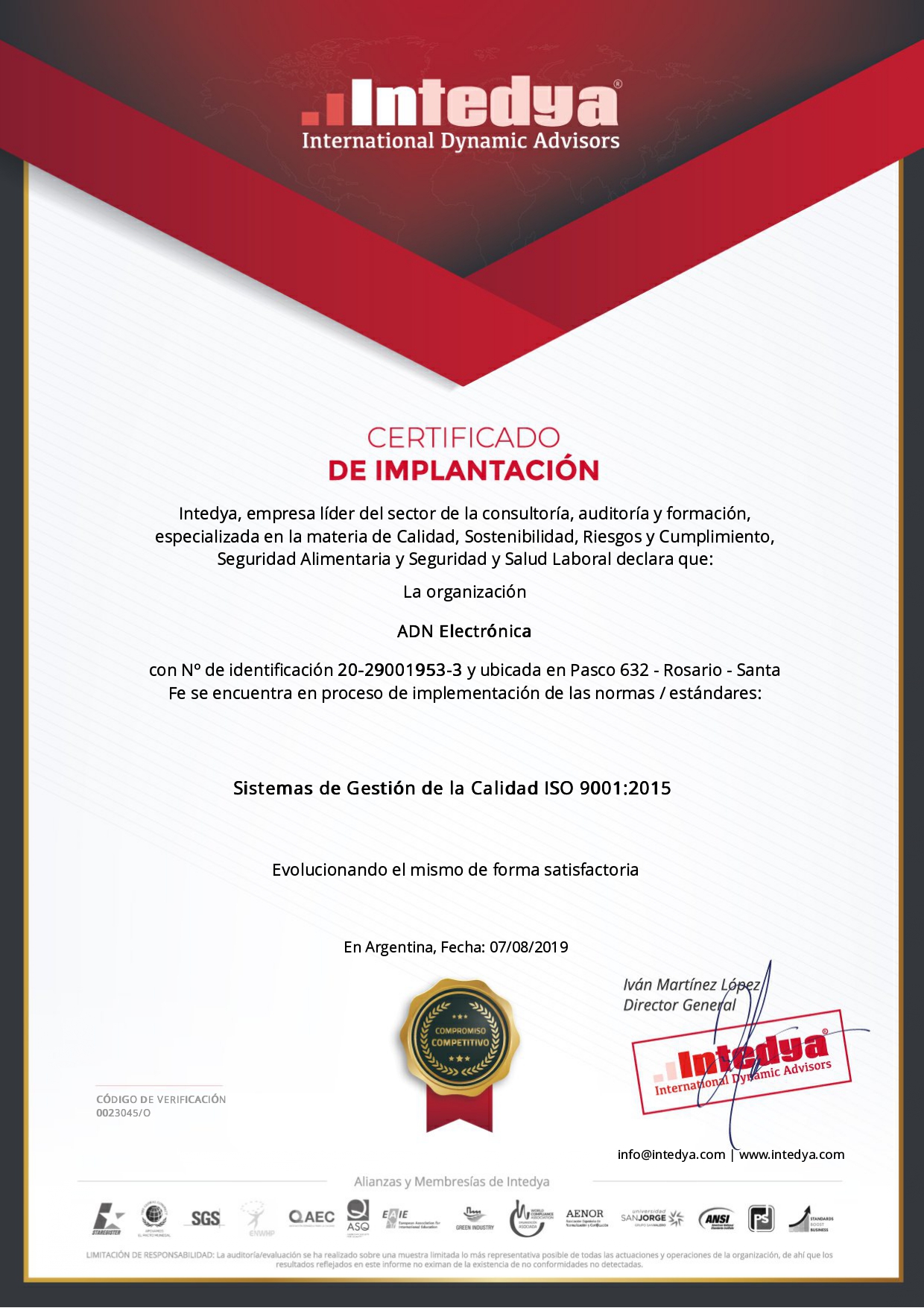 ADN Engineering Quality Policy